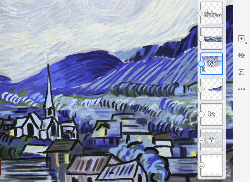 iPadのイラストアプリ「Adobe Fresco」での油絵の描き方_初心者・入門